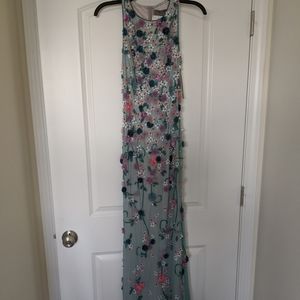 Theia evening couture pastel formal dress gown